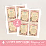 Alice in Wonderland Pink Books for Baby Card thumbnail image