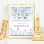 Late Night Diapers Sign thumbnail image