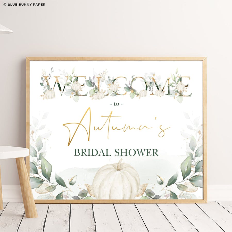 Bridal Shower Welcome Sign