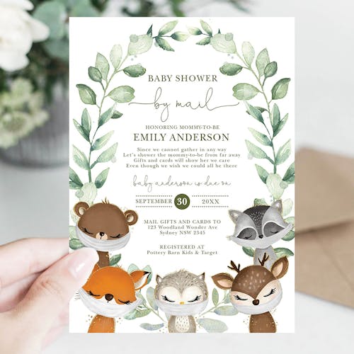 Baby Shower by Mail Invitation