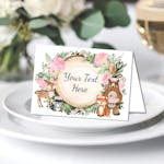 Woodland Animals Party Table Place Cards thumbnail image