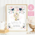 Boho Baby Shower Welcome Sign thumbnail image
