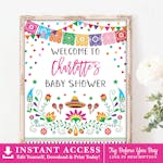 Mexican Fiesta Party Welcome Sign thumbnail image