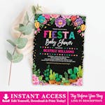 Mexican Fiesta Baby Shower Invite thumbnail image