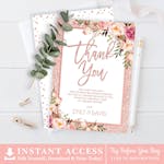 Baby Shower Thank You Card thumbnail image