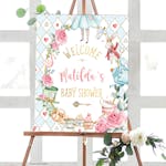 Alice in Wonderland Party Welcome Sign thumbnail image