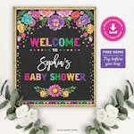 Mexican Fiesta Party Welcome Sign thumbnail image