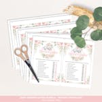 Girl Elephant Baby Shower Games Package thumbnail image