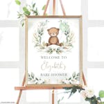 Teddy Bear Party Welcome Sign thumbnail image