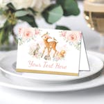 Girl Woodland Table Place Cards thumbnail image