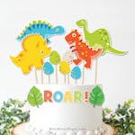 Dinosaur Party Cake Topper thumbnail image