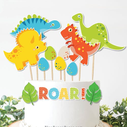 Dinosaur Party Cake Topper