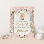 Pink Flower Travel Addressee Party Sign thumbnail image