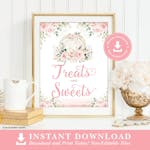 Treats and Sweets Party Sign thumbnail image