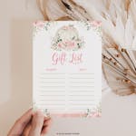Gift List Baby Shower Game thumbnail image